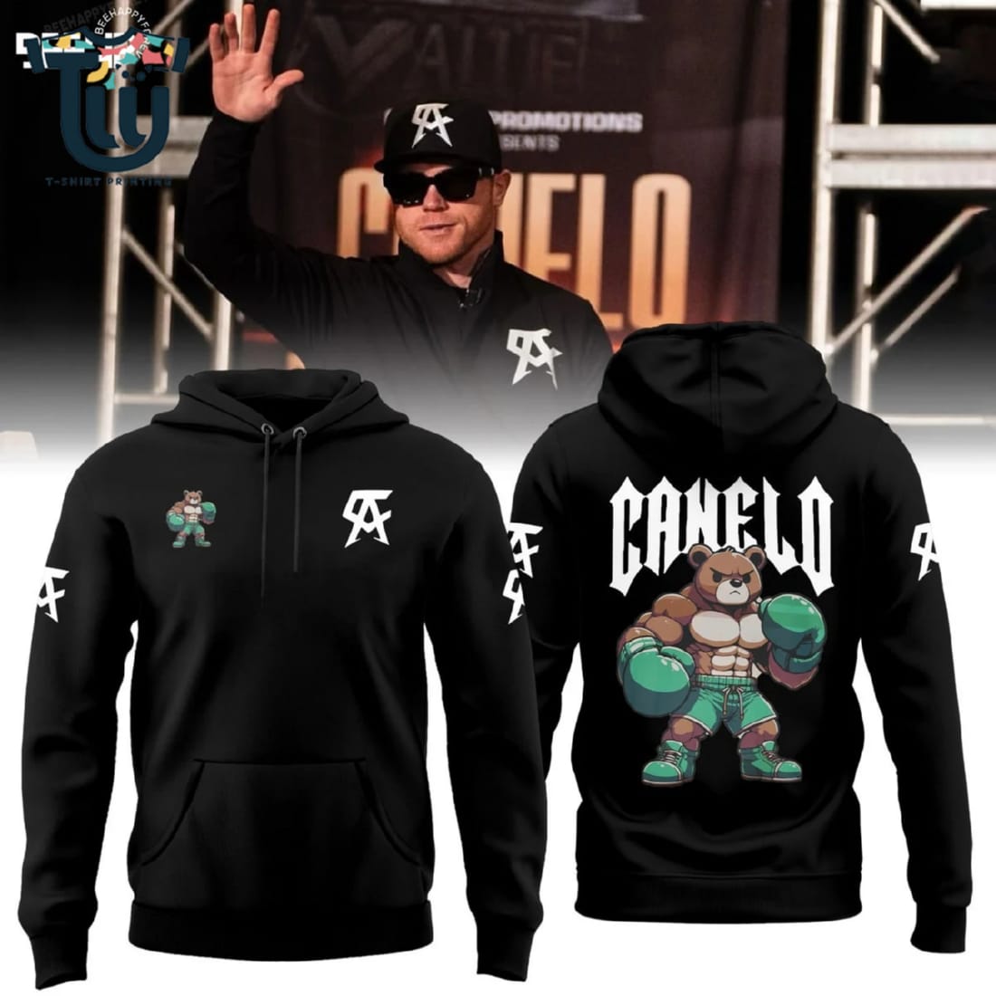 Canelo Alvarez Bear Shirt Hoodie