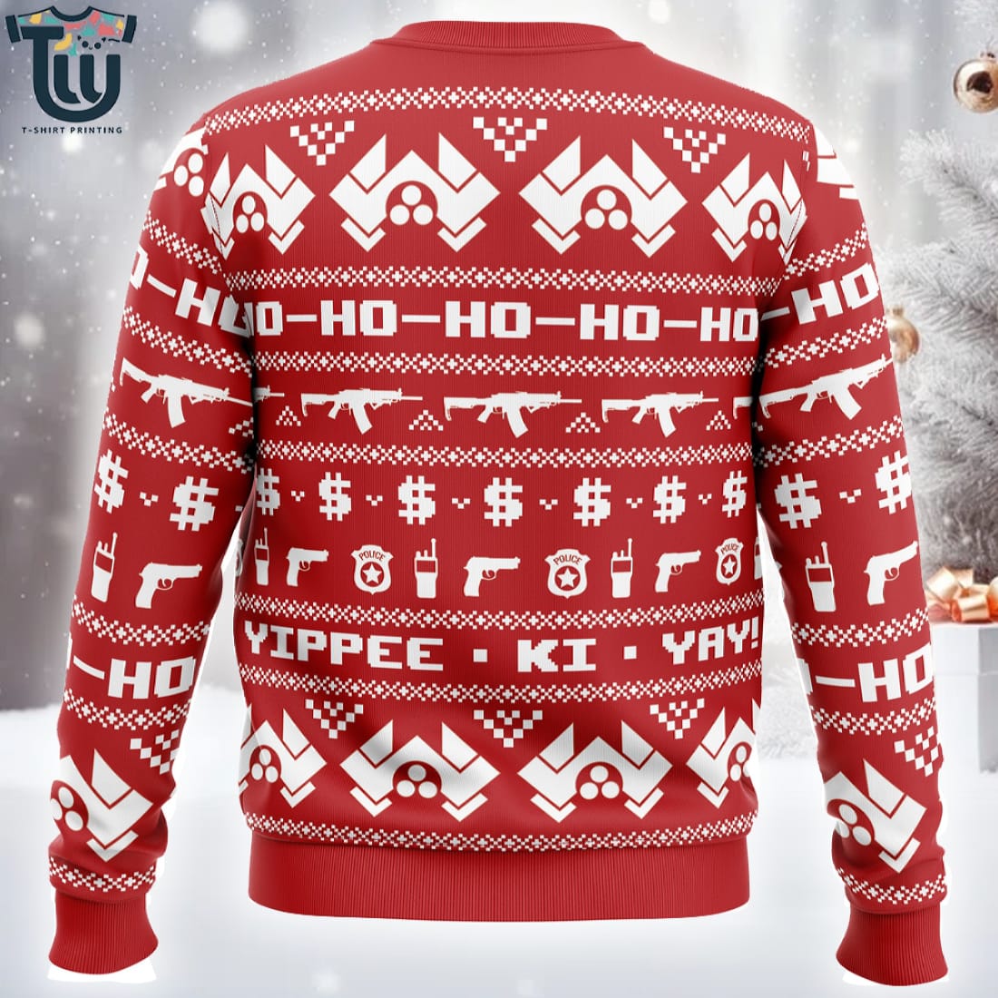 Mcclane Winter Die Hard Ugly Christmas Sweater Mcclane Winter Die Hard Ugly Christmas Sweater