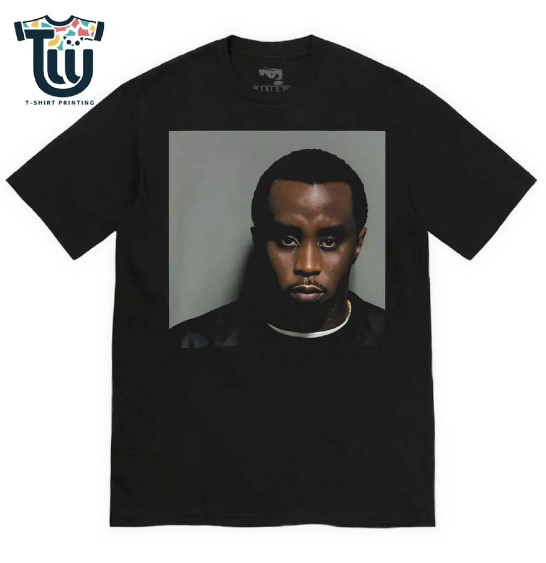 P Diddy Mugshot T-shirt - Tutuclothing store