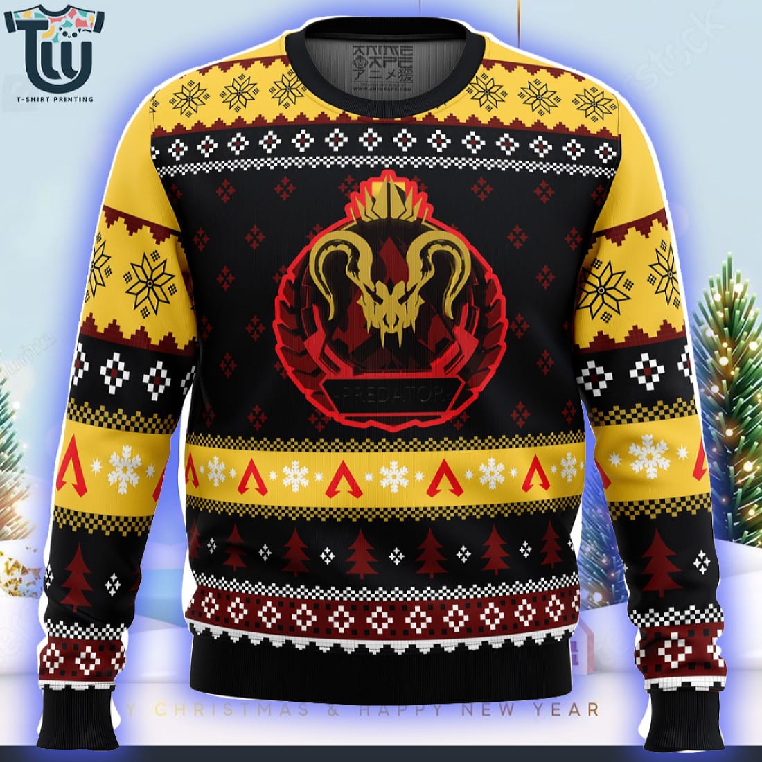 Predator Rank Apex Legends Ugly Christmas Sweater Predator Rank Apex Legends Ugly Christmas Sweater