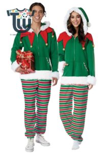 Adult Elf Jumpsuit Costume