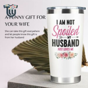 Gifts for Wife from Husband, Mothers Day Gifts for Wife, Birthday Gifts for Wife, Anniversary Gifts for Her, Gift Ideas for Women 20 Oz Tumbler