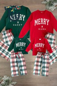 Merry Mama, Daddy, & Mini Family Pajamas